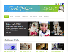 Tablet Screenshot of feelislam.com
